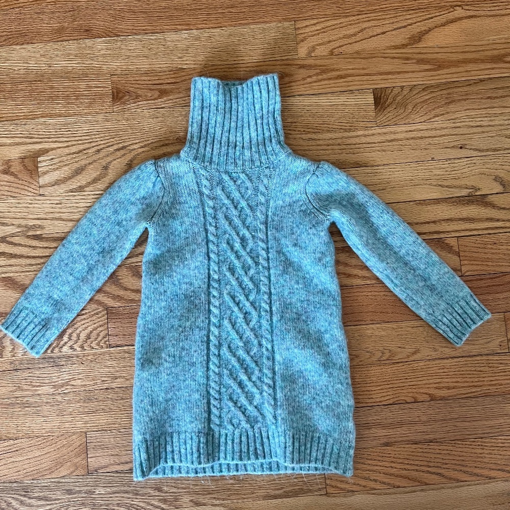 Janie and Jack blue toddler girls sweater dress